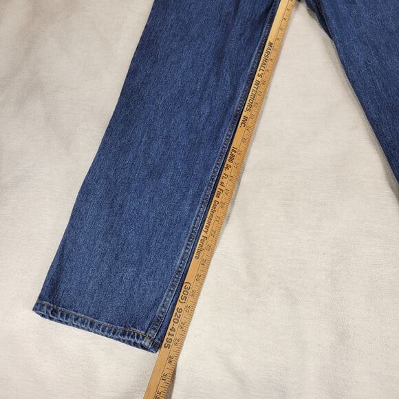 Vintage Levis 550 Jeans Mens Sz 40x32 Blue Medium Wash Denim Gorpcore Y2k Jean - Picture 6 of 16